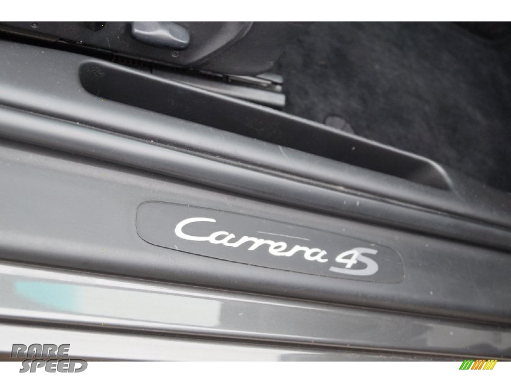 2004 911 Carrera 4S Cabriolet - Slate Grey Metallic / Black photo #90