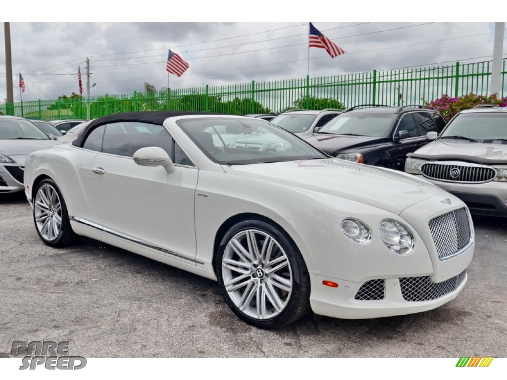 2014 Continental GTC Speed - Arctica White / Red photo #7
