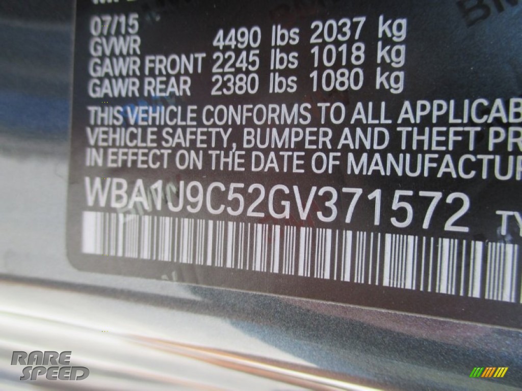2016 M235i xDrive Coupe - Mineral Grey Metallic / Black photo #18