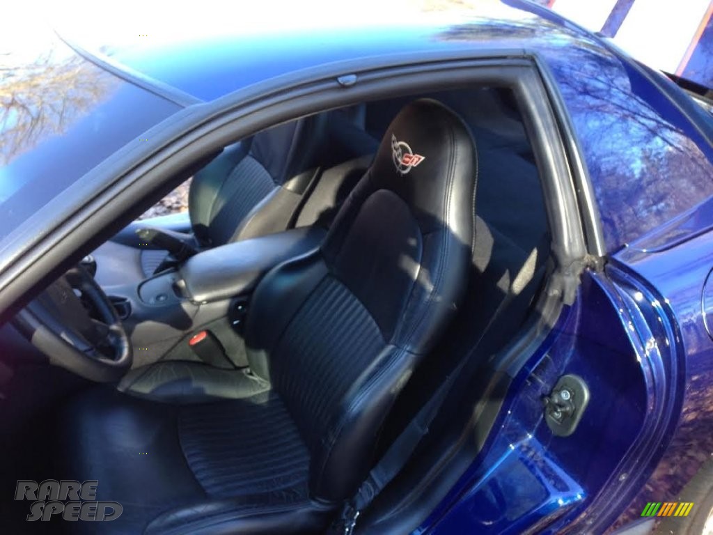 2004 Corvette Z06 - LeMans Blue Metallic / Black photo #4