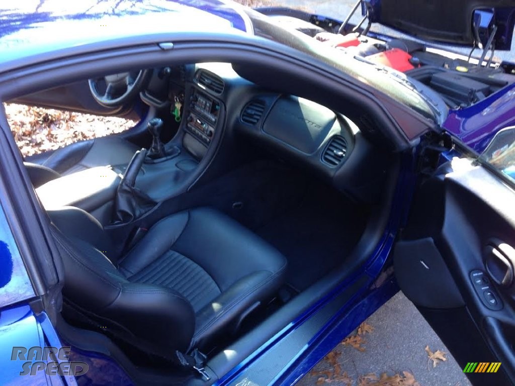 2004 Corvette Z06 - LeMans Blue Metallic / Black photo #7