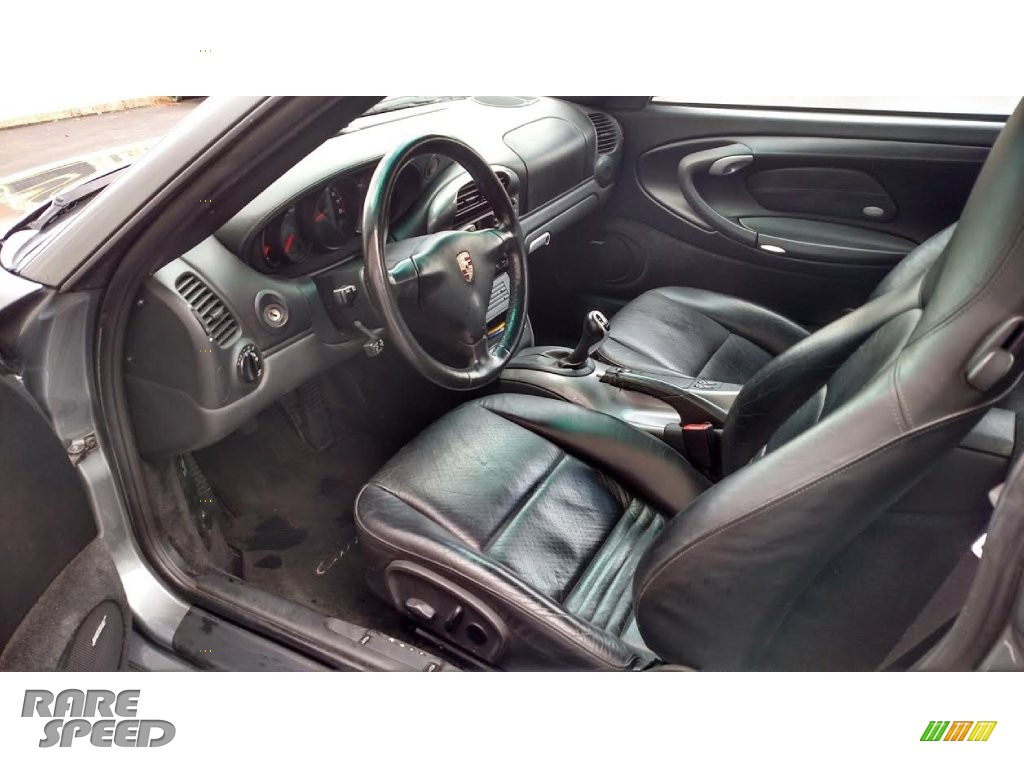 2003 911 Carrera 4S Coupe - Seal Grey Metallic / Black photo #4