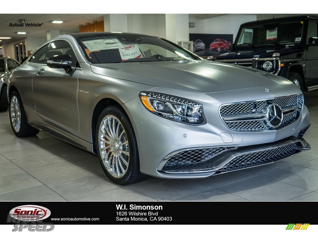 16 Mercedes Benz S 65 Amg Coupe In Designo Magno Alanite Grey Metallic Matte Rarespeed Com