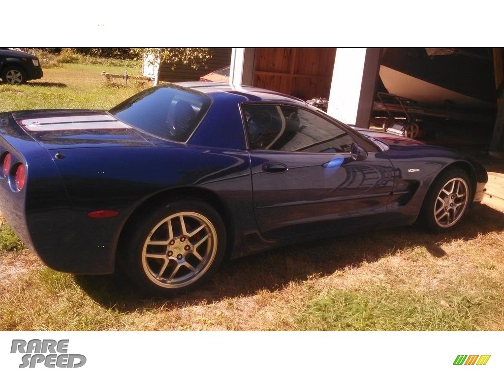 2004 Corvette Z06 - LeMans Blue Metallic / Black photo #6