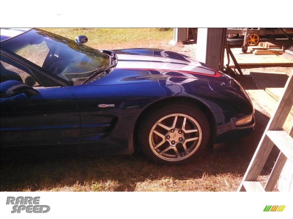 2004 Corvette Z06 - LeMans Blue Metallic / Black photo #8