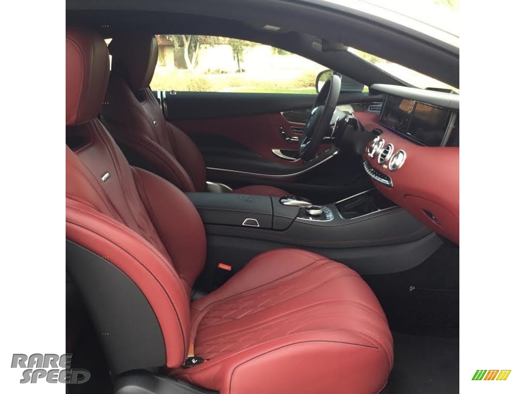 2015 S 63 AMG 4Matic Coupe - designo Magno Alanite Grey / designo Bengal Red/Black photo #11