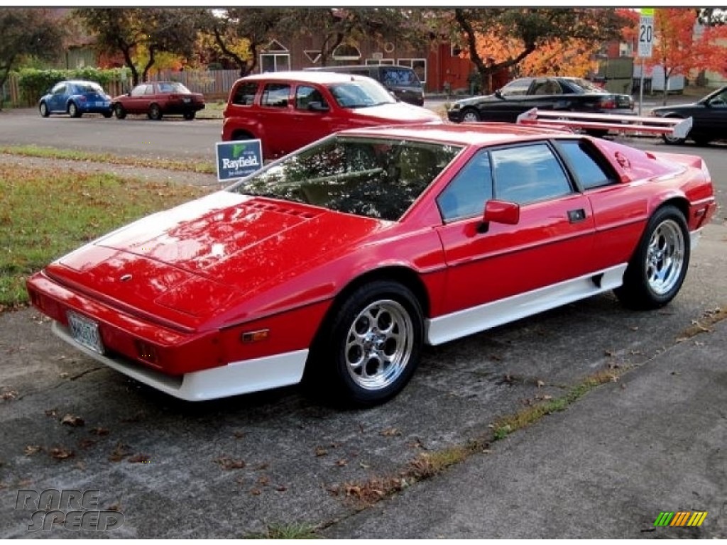 1987 Esprit Turbo - Red / Tan photo #1