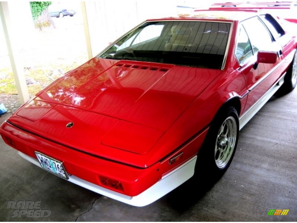 1987 Esprit Turbo - Red / Tan photo #3