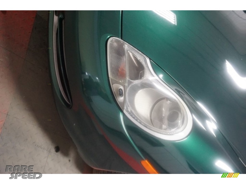 2001 911 Carrera Cabriolet - Rain Forest Green Metallic / Savanna Beige photo #50