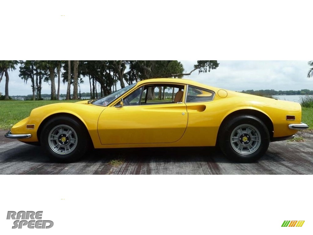1972 Dino 246 GT - Yellow / Sand photo #2