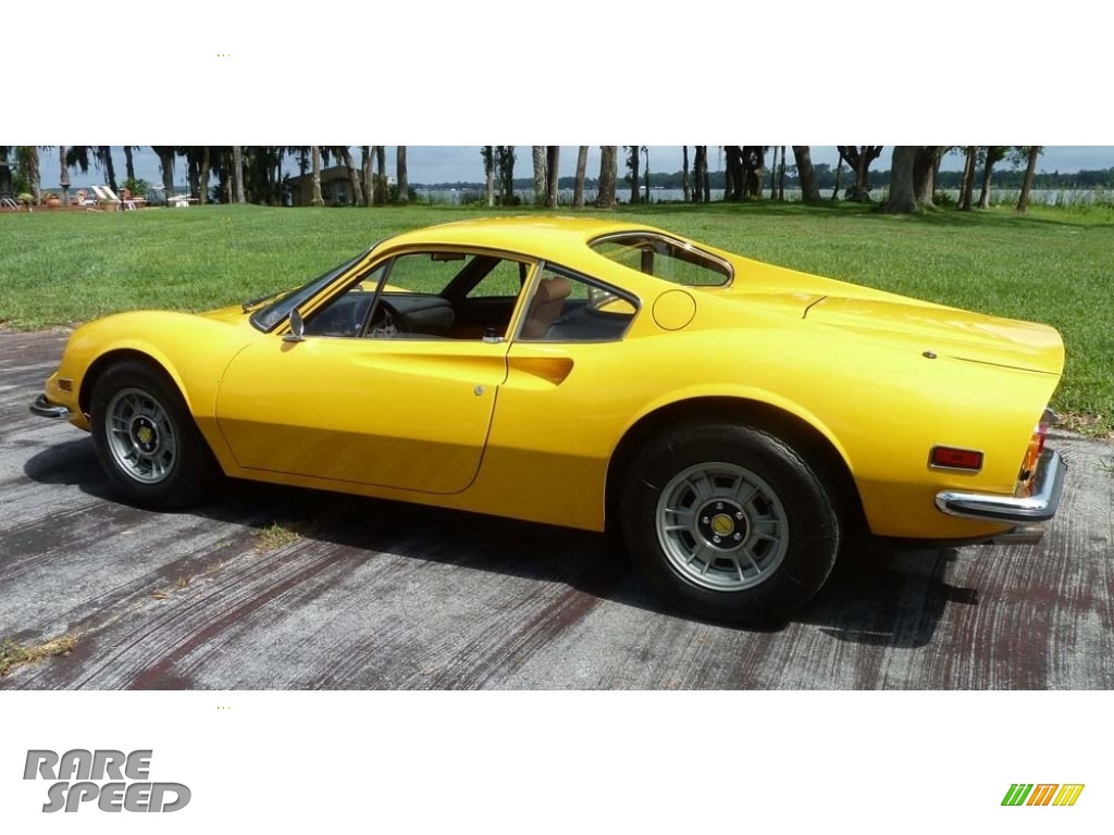 1972 Dino 246 GT - Yellow / Sand photo #3