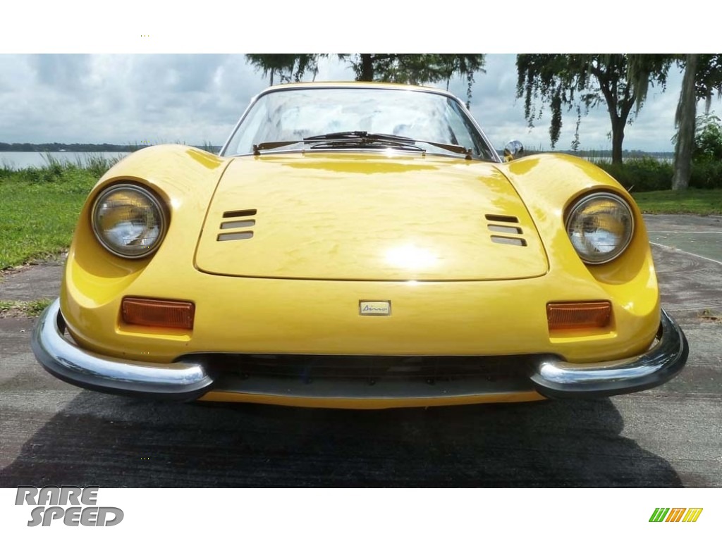 1972 Dino 246 GT - Yellow / Sand photo #4
