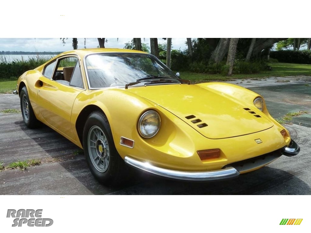 1972 Dino 246 GT - Yellow / Sand photo #7