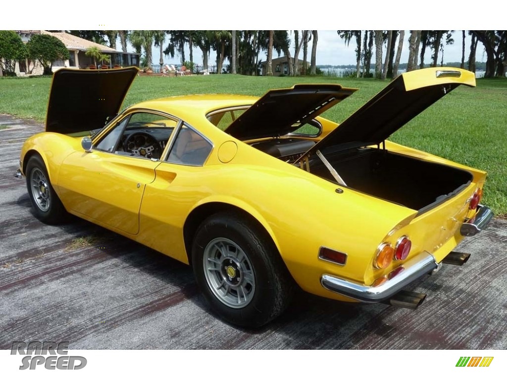 1972 Dino 246 GT - Yellow / Sand photo #12