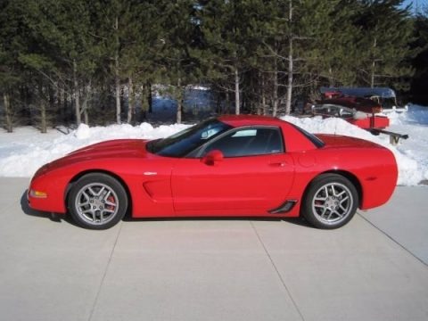 Torch Red 2004 Chevrolet Corvette Z06