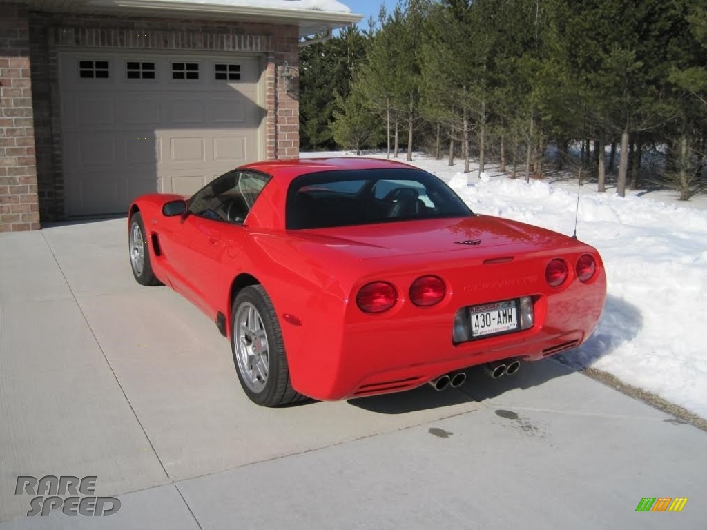 2004 Corvette Z06 - Torch Red / Black photo #4