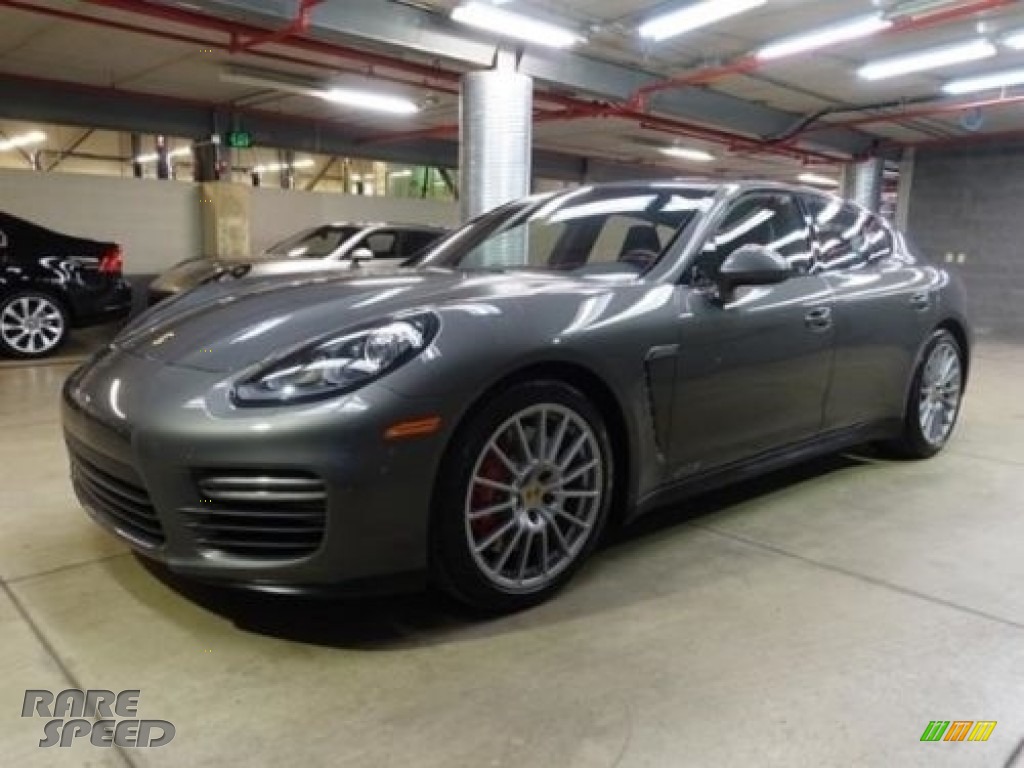 Agate Grey Metallic / Black Porsche Panamera GTS