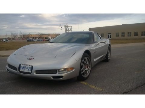 Machine Silver Metallic 2004 Chevrolet Corvette Z06