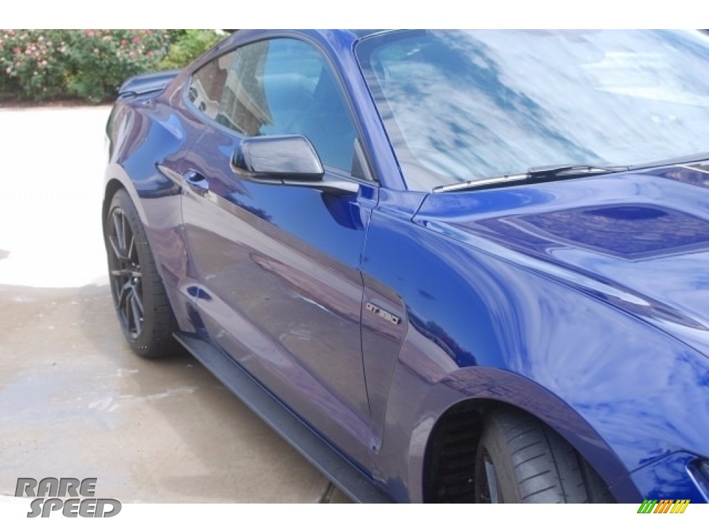 2016 Mustang Shelby GT350 - Deep Impact Blue Metallic / Ebony photo #5