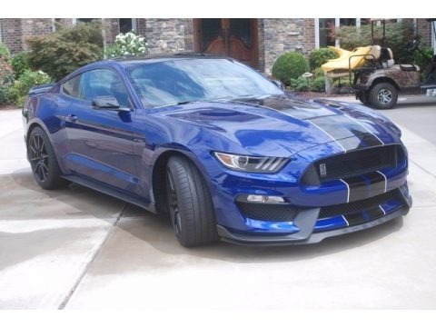 Deep Impact Blue Metallic 2016 Ford Mustang Shelby GT350