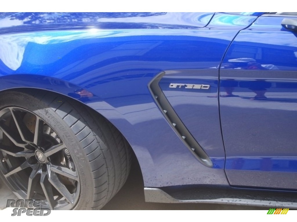 2016 Mustang Shelby GT350 - Deep Impact Blue Metallic / Ebony photo #9