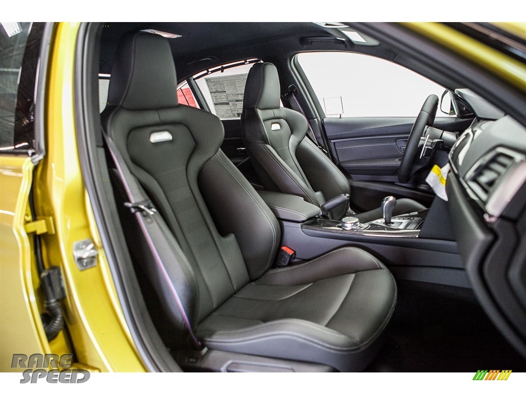 2017 M3 Sedan - Austin Yellow Metallic / Black photo #2