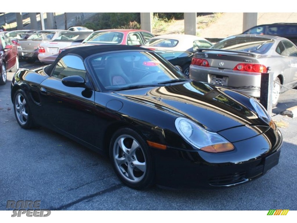 2001 Boxster  - Black / Boxster Red photo #4
