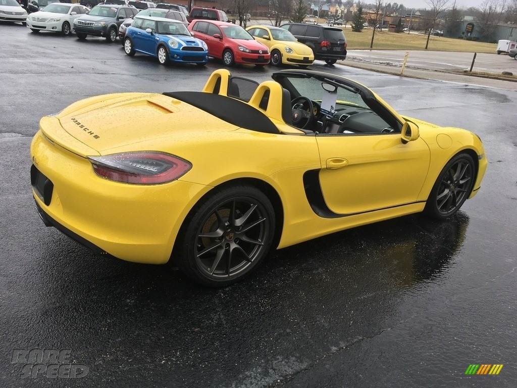 Porsche 718 Boxster Yellow