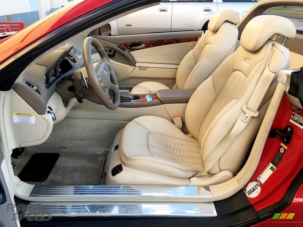 2007 SL 55 AMG Roadster - Mars Red / Stone photo #12