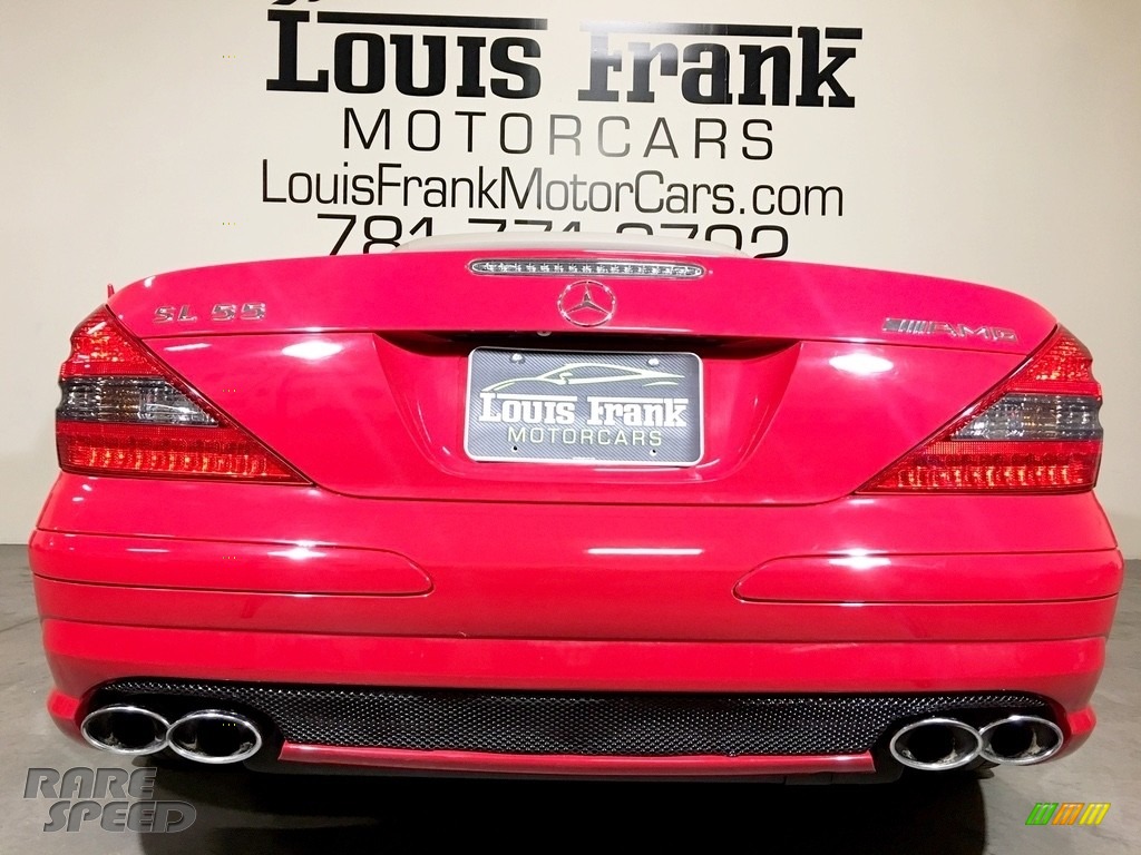 2007 SL 55 AMG Roadster - Mars Red / Stone photo #28