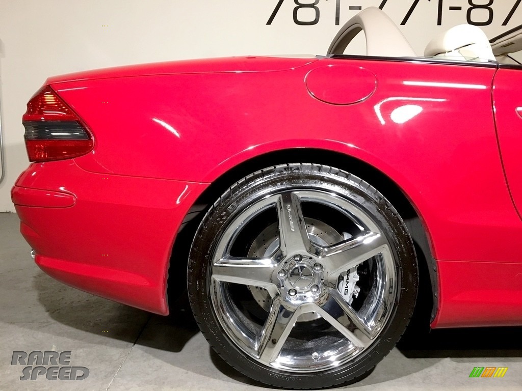 2007 SL 55 AMG Roadster - Mars Red / Stone photo #35