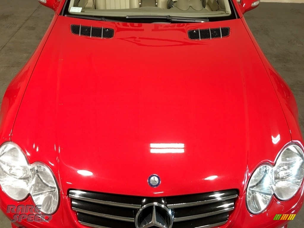 2007 SL 55 AMG Roadster - Mars Red / Stone photo #37