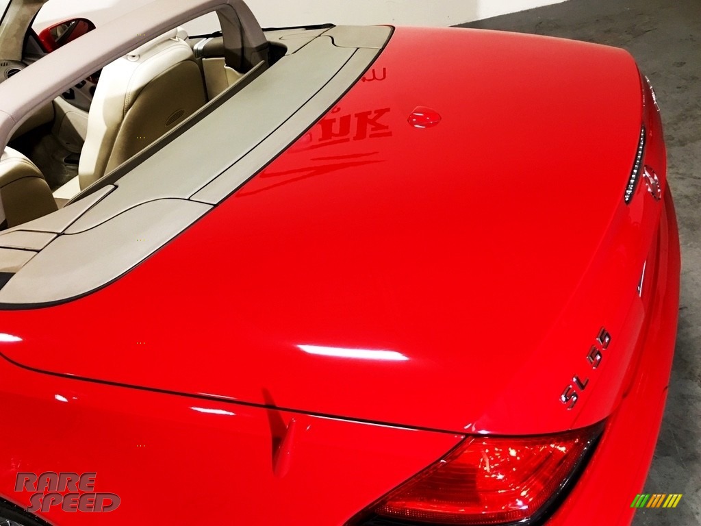 2007 SL 55 AMG Roadster - Mars Red / Stone photo #41