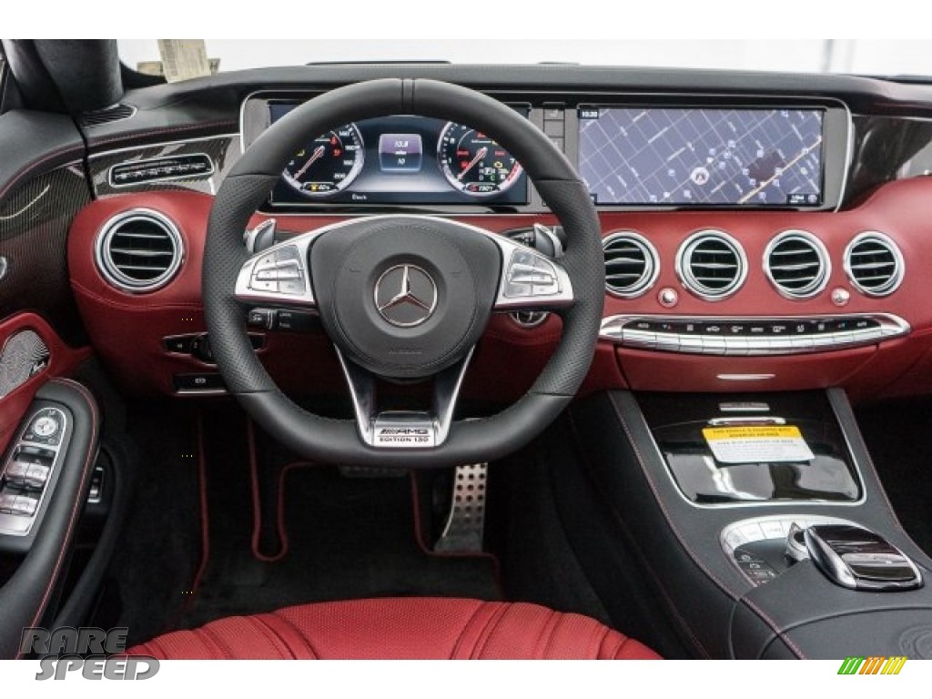 2017 S 63 AMG 4Matic Cabriolet - AMG Alubeam Silver / designo Bengal Red/Black photo #16