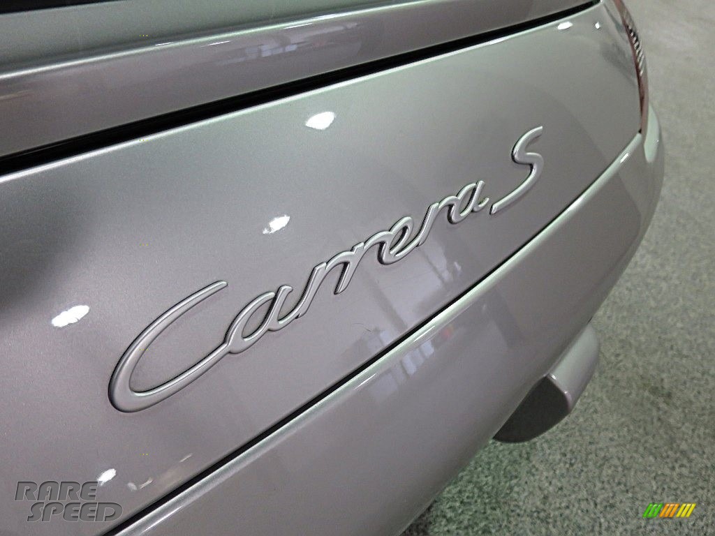 2006 911 Carrera S Cabriolet - Arctic Silver Metallic / Black photo #14