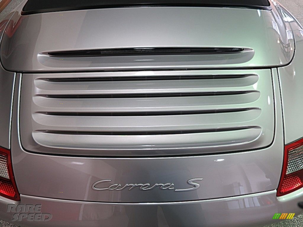 2006 911 Carrera S Cabriolet - Arctic Silver Metallic / Black photo #15