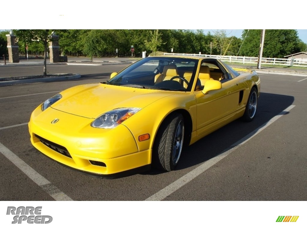 Spa Yellow Pearl / Yellow Acura NSX T