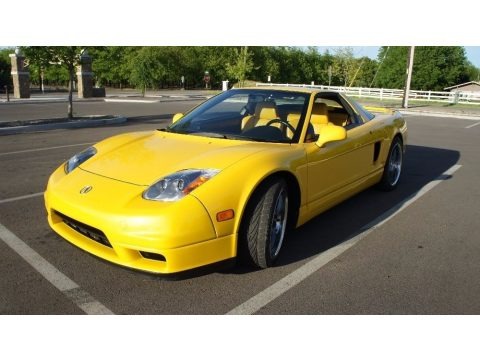 Spa Yellow Pearl 2003 Acura NSX T