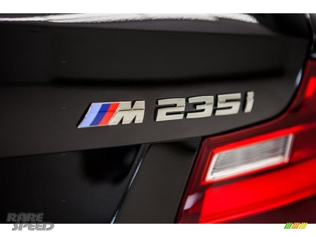 2014 M235i Coupe - Black Sapphire Metallic / Coral Red/Black photo #7