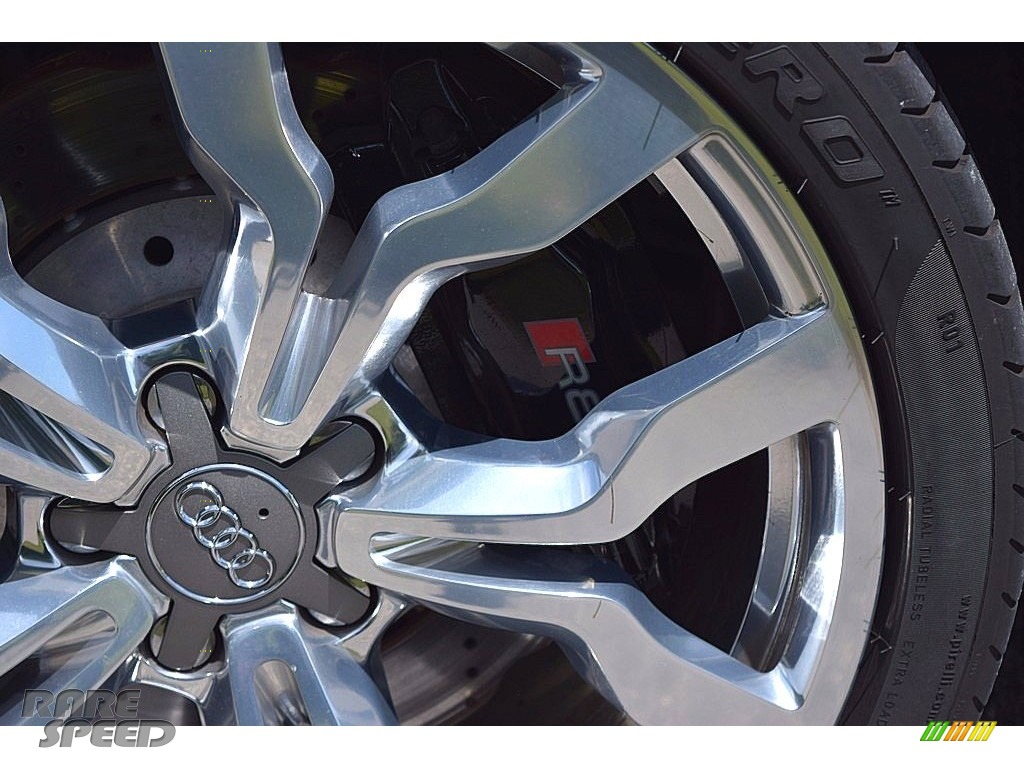 2014 R8 Spyder V10 - Daytona Gray Pearl / Black photo #19
