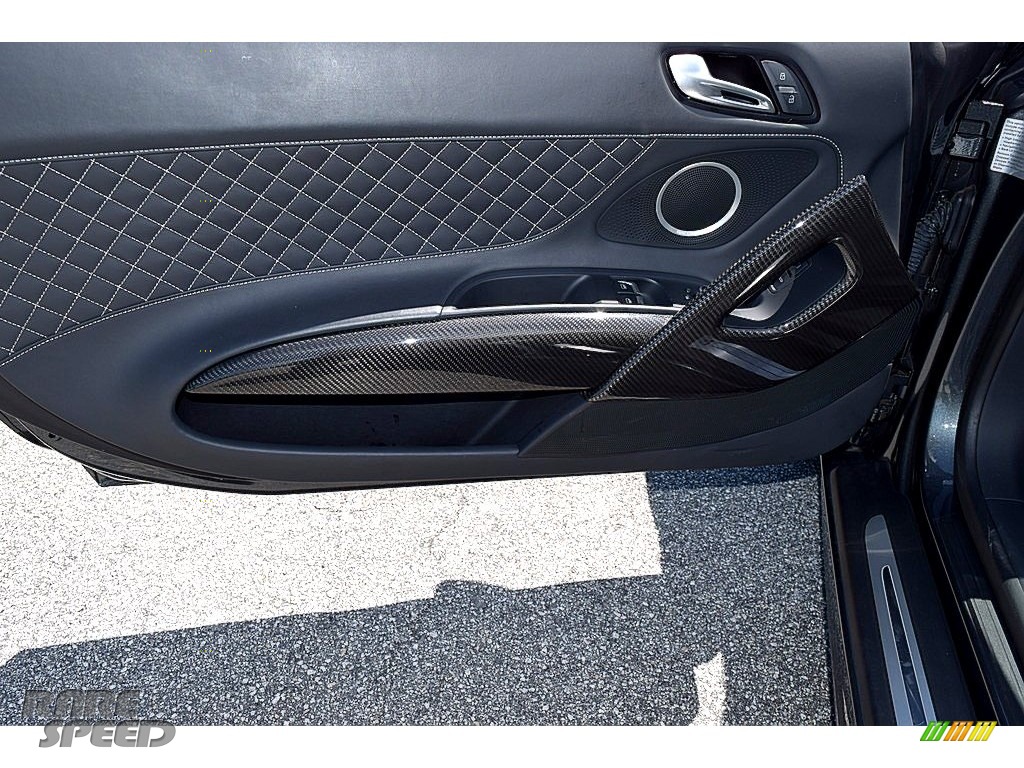 2014 R8 Spyder V10 - Daytona Gray Pearl / Black photo #27