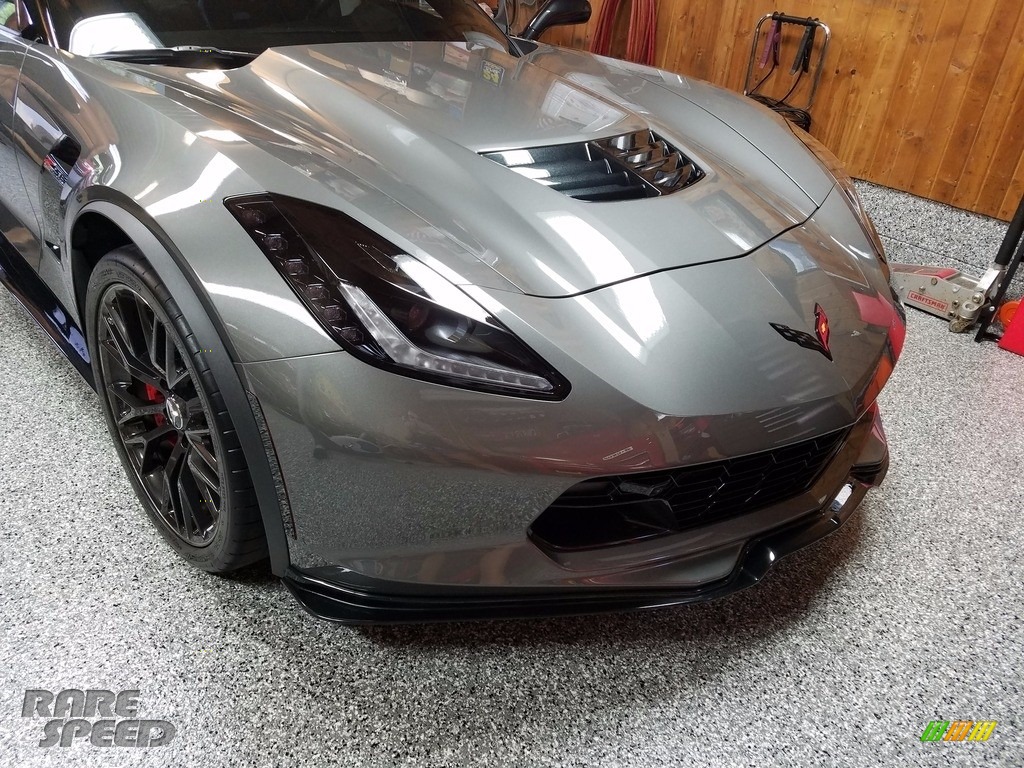 2016 Corvette Z06 Coupe - Shark Gray Metallic / Jet Black photo #3