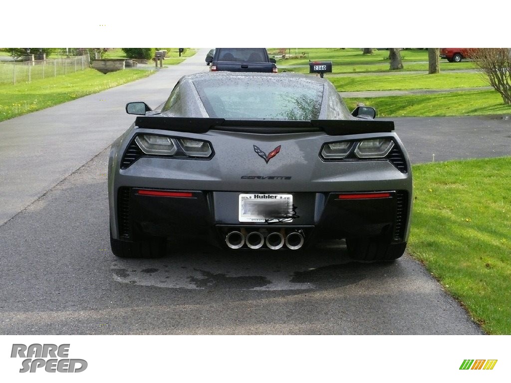 2016 Corvette Z06 Coupe - Shark Gray Metallic / Jet Black photo #6