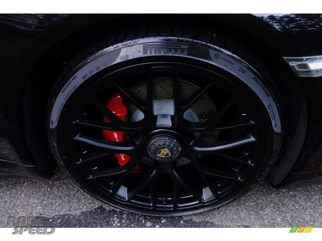 2016 911 Targa 4 GTS - Jet Black Metallic / Black photo #10