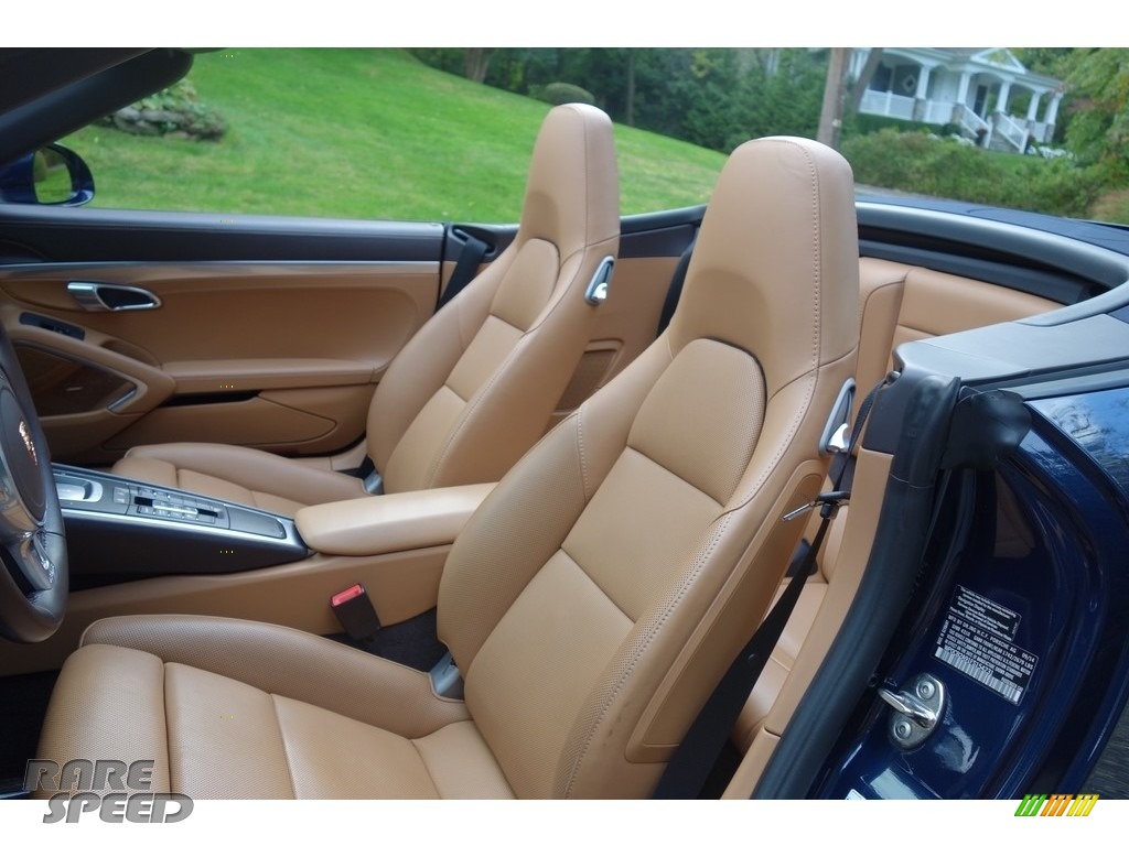 2015 911 Carrera 4S Cabriolet - Dark Blue Metallic / Espresso/Cognac Natural Leather photo #13
