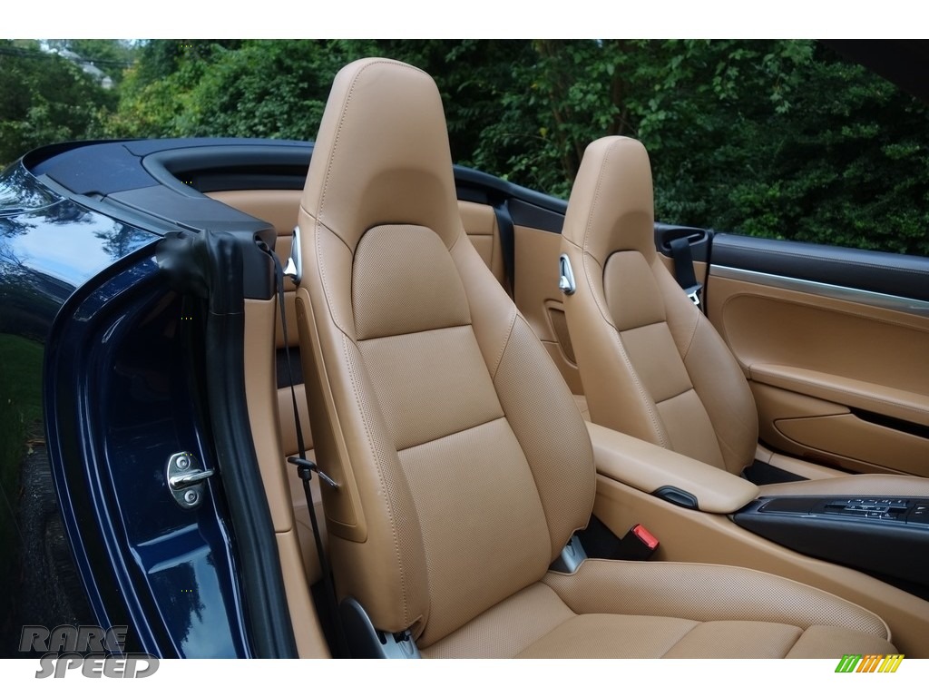 2015 911 Carrera 4S Cabriolet - Dark Blue Metallic / Espresso/Cognac Natural Leather photo #18