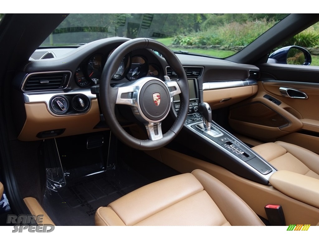 2015 911 Carrera 4S Cabriolet - Dark Blue Metallic / Espresso/Cognac Natural Leather photo #20
