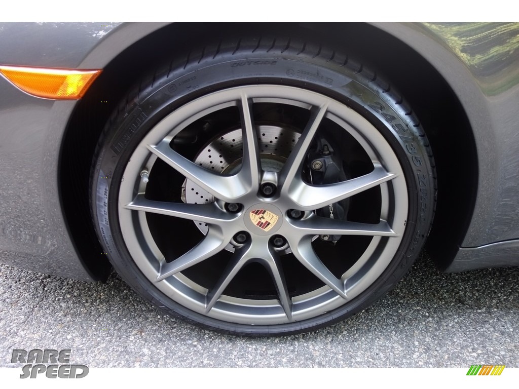 2015 911 Carrera Cabriolet - Agate Grey Metallic / Black photo #9
