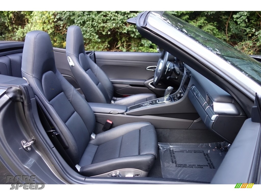 2015 911 Carrera Cabriolet - Agate Grey Metallic / Black photo #16