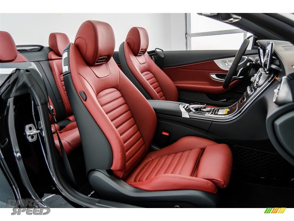 2018 C 43 AMG 4Matic Cabriolet - Black / Cranberry Red/Black photo #2